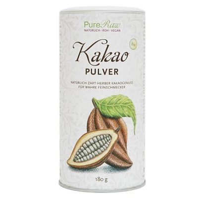 PureRaw Kakaopulver bio roh vegan 180g