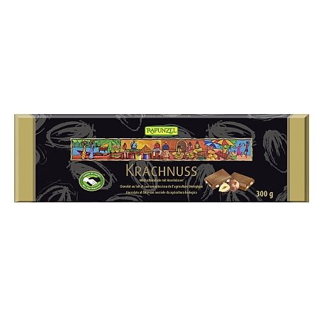 Rapunzel Vollmilch Schokolade Krachnuss 300g Rapunzel Vollmilch Schokolade Krachnuss 300g